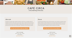 Desktop Screenshot of cafe-circa.com